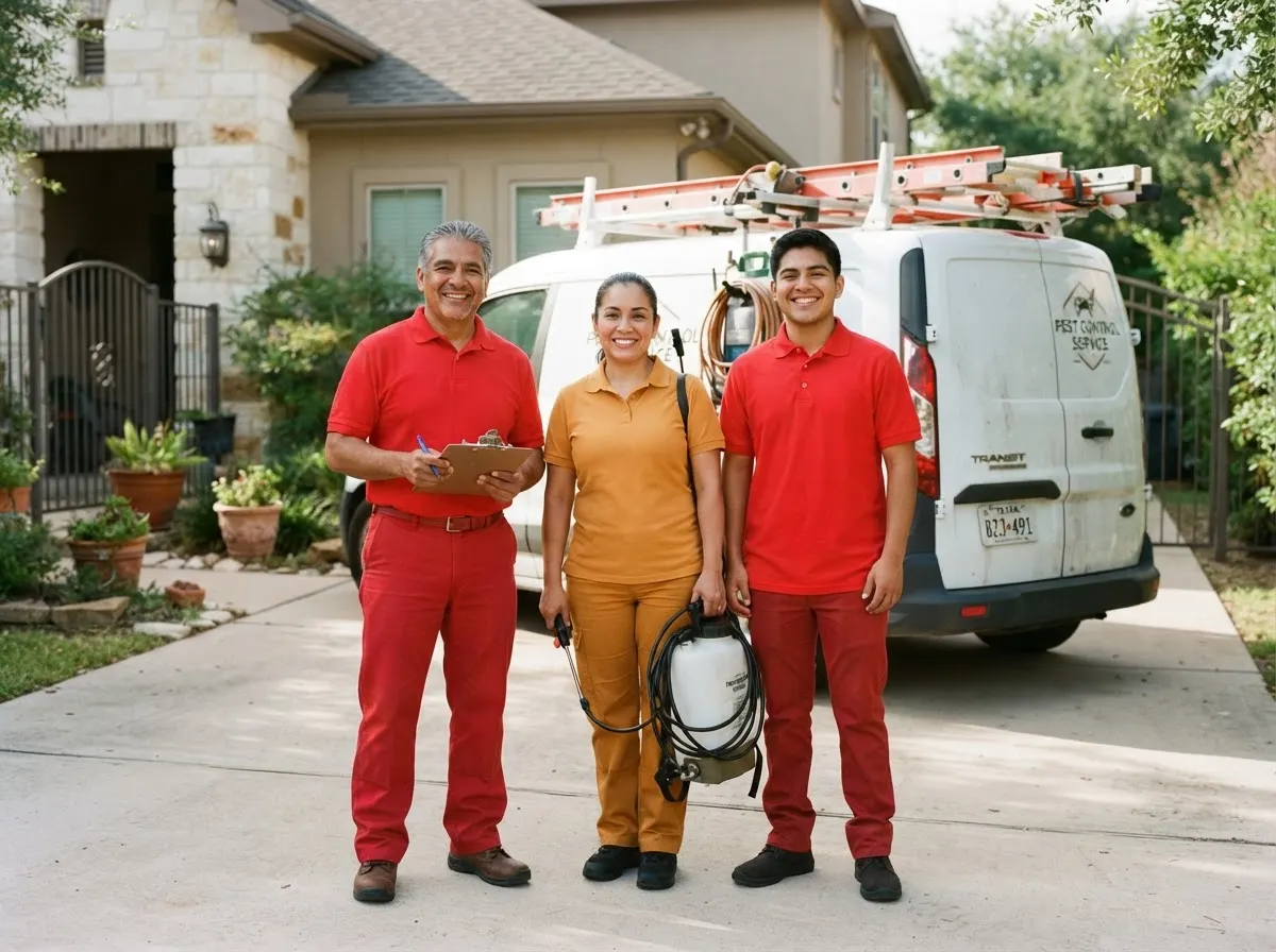 The Red Barn Pest Control team, pest control service in San Antonio, TX